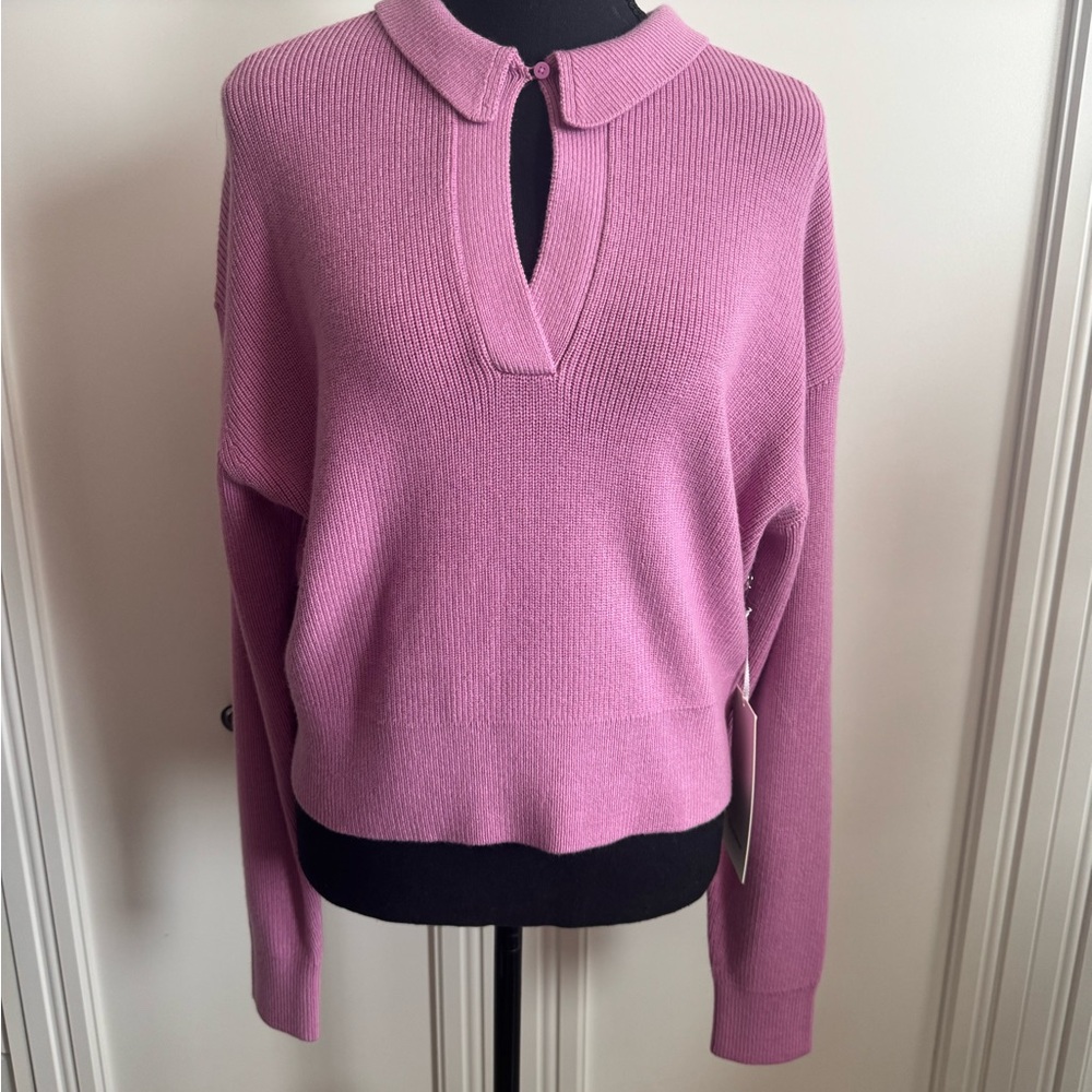 Lululemon Purple Merino Wool Blend Sweater - Picture 2 of 7
